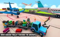Blocky Airport Ground Staff Flight Simulator Game Screen Shot 4