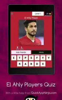 El Ahly Players Quiz Screen Shot 6
