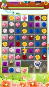 Rose Garden Flowers - New Flower Blast Game Screen Shot 7
