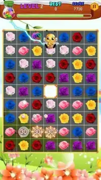 Rose Garden Flowers - New Flower Blast Game Screen Shot 0