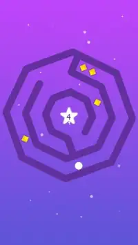 Balls Stars: Go and Rotate Circles to Hole Screen Shot 0