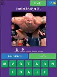 Big wrestle quiz Screen Shot 4