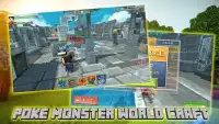 Poke Monster World Block Craft Screen Shot 2