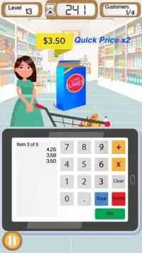 Supermarket Cashier - Cash Register & Money Game Screen Shot 6