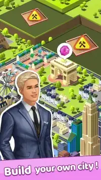 LOVE IN THE CITY - Match 3 & Build Your town Screen Shot 0