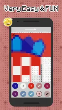Flags pixel art - Color by Number Flags Screen Shot 5