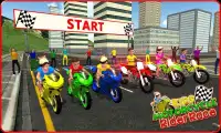 Kids MotorBike Rider Race 3D Screen Shot 29