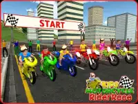 Kids MotorBike Rider Race 3D Screen Shot 8
