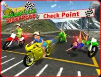 Kids MotorBike Rider Race 3D Screen Shot 6
