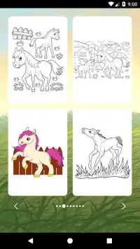 Horse Coloring Pages Screen Shot 2