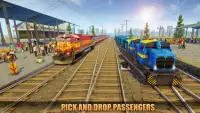 Indian Train Racing Simulator Pro: Train game 2019 Screen Shot 5