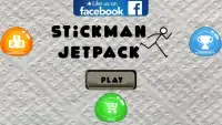 Stickman Jetpack Screen Shot 9
