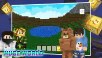 Pixel World,Lucky Block Race + Skins for Minecraft Screen Shot 4