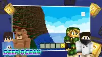 Pixel World,Lucky Block Race + Skins for Minecraft Screen Shot 0