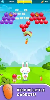 Bunny Bubble Pop: Bubble Shooter Screen Shot 3
