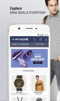 Mr Voonik - Online Shopping App Screen Shot 1