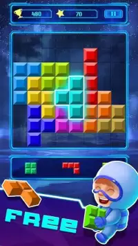 Classic Block Puzzle Brick Screen Shot 1