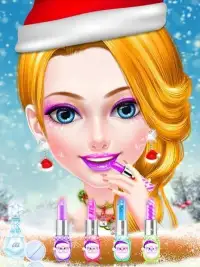 Christmas Girl Makeup & Dress Up Games For Girls Screen Shot 1