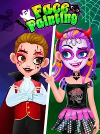 Fashion Face Paint - Crazy Halloween Party Screen Shot 2