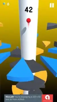 Helix spiral jump tower fall Screen Shot 0