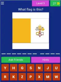 World Flags Guessing Game Challenge Screen Shot 0