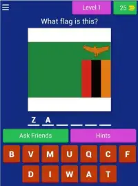 World Flags Guessing Game Challenge Screen Shot 1