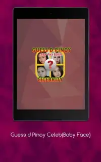 Guess D Pinoy Celeb(Baby Face Edition) Screen Shot 2