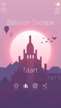 Balloon Escape: Swipe, Protect, Guide the Balloon Screen Shot 1