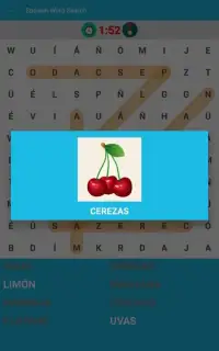Spanish Word Search Game Screen Shot 1