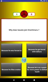 Unofficial Naruto trivia quiz - 100 questions Screen Shot 3