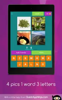 4 pics 1 word 3 letters Screen Shot 13