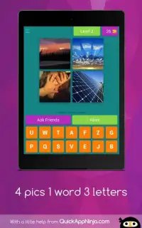 4 pics 1 word 3 letters Screen Shot 11