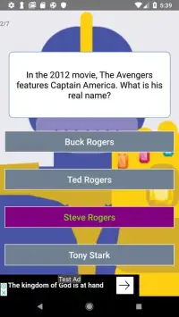 Endgame Quiz Avengers - Superhero Screen Shot 2