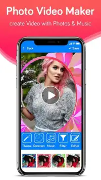 Photo Video Maker With Music-Movie Maker Screen Shot 5