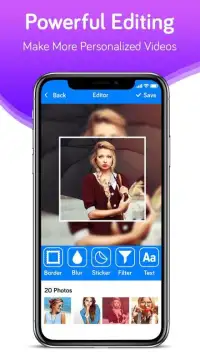 Photo Video Maker With Music-Movie Maker Screen Shot 2