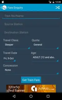 Indian Rail Train Status Screen Shot 4