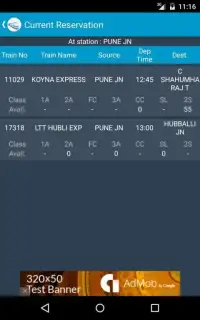 Indian Rail Train Status Screen Shot 16