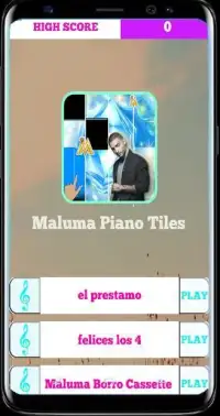 Maluma Piano Tiles Screen Shot 1