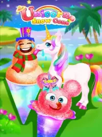 Unicorn Snow Cone - Rainbow Princess Screen Shot 0