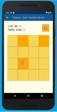 Classic Card Concentration Screen Shot 2