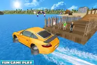 Kids Car Racing: Water Surfer Stunts Screen Shot 0
