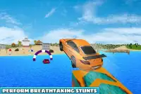 Kids Car Racing: Water Surfer Stunts Screen Shot 1