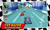 Cat Racer * Hill Car Racing Frenzy Screen Shot 0