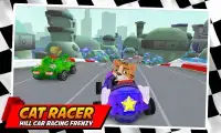 Cat Racer * Hill Car Racing Frenzy Screen Shot 3