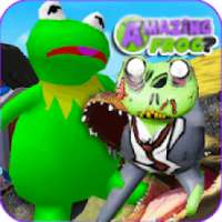 Frog vs Amazing Zombie Enemies Simulator