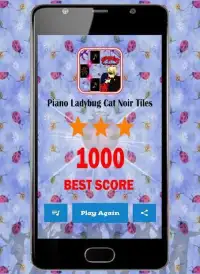 Best Ladybug Piano Catnoir tiles * Screen Shot 0