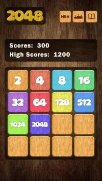 2048 Wood Cube Game Screen Shot 2