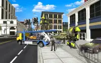 War Robot Truck Cargo Simulator 2019 Screen Shot 1