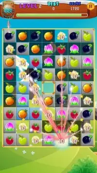 Candy Fruit Paradise - New Green Fruit Farm Game Screen Shot 1