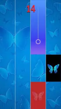 Blue Butterfly Piano Tiles 2019 Screen Shot 2